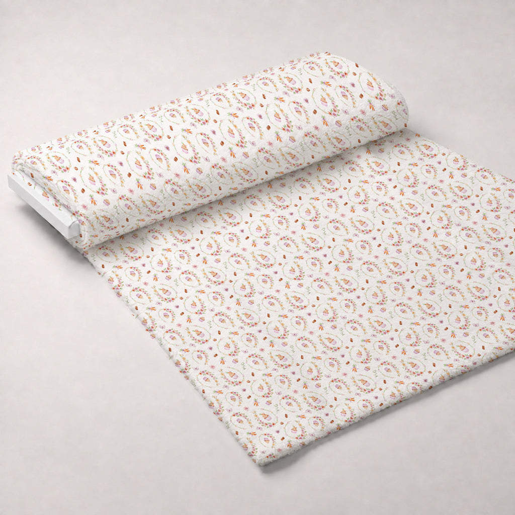 Springtime Sweets Pattern 5 Fleece Fabric — fleece fabric unrolled bolt preview (mv-fleece-v1:bolt)