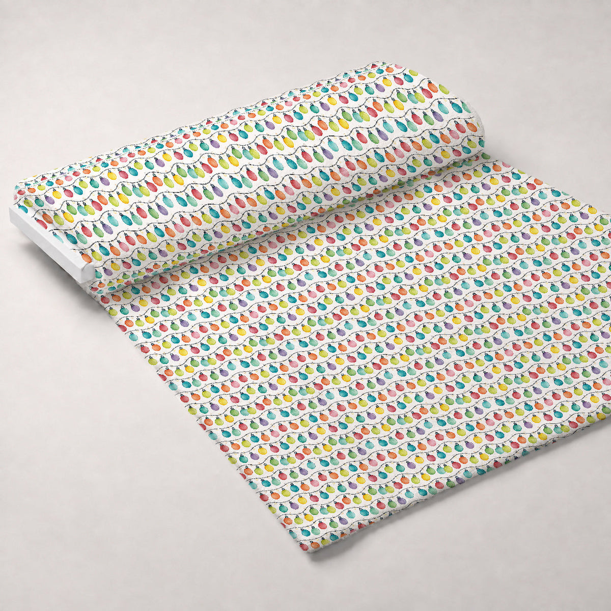 Sprinkle Party Pattern 12 Fleece Fabric — fleece fabric unrolled bolt preview (mv-fleece-v1:bolt)
