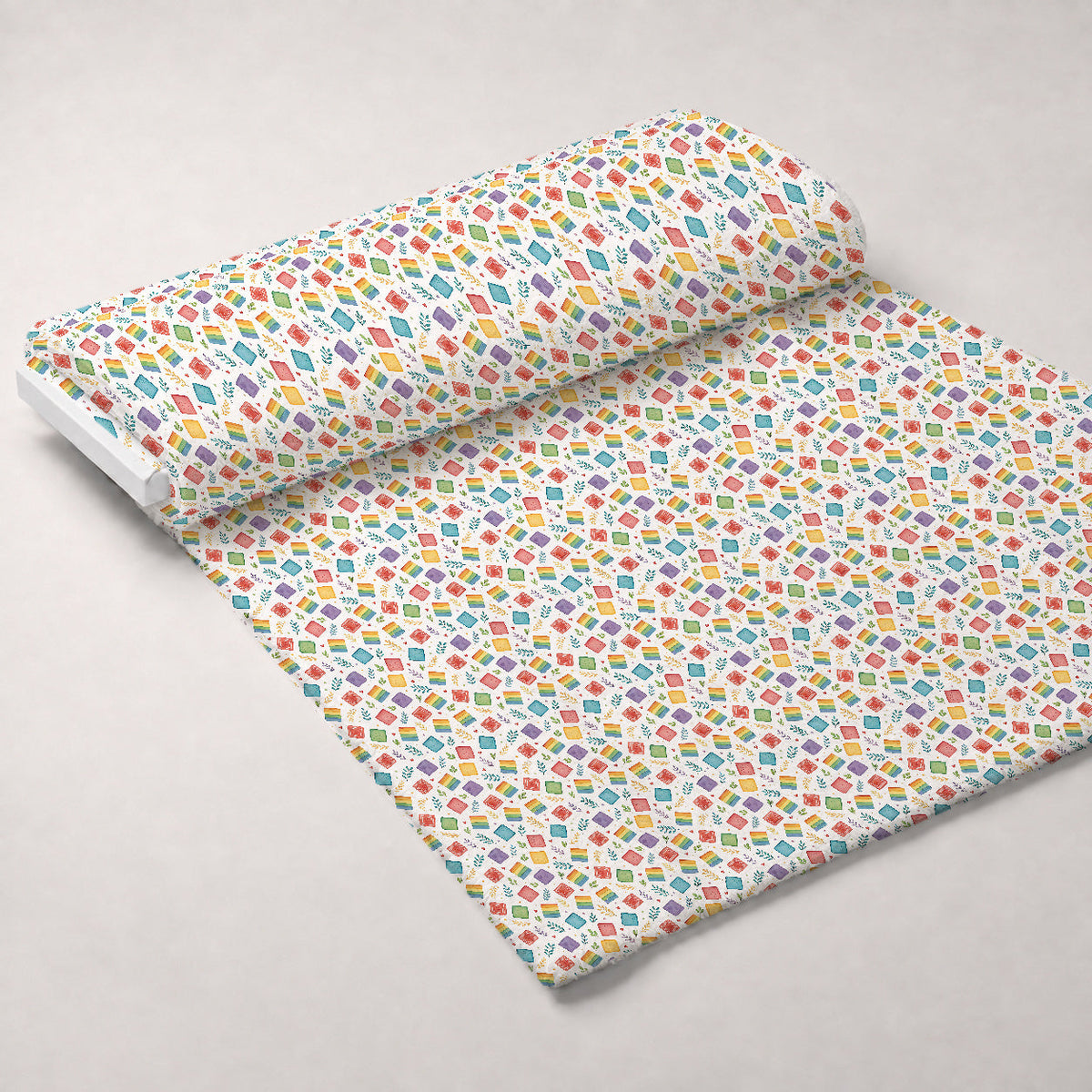 Sprinkle Party Pattern 13 Fleece Fabric — fleece fabric unrolled bolt preview (mv-fleece-v1:bolt)