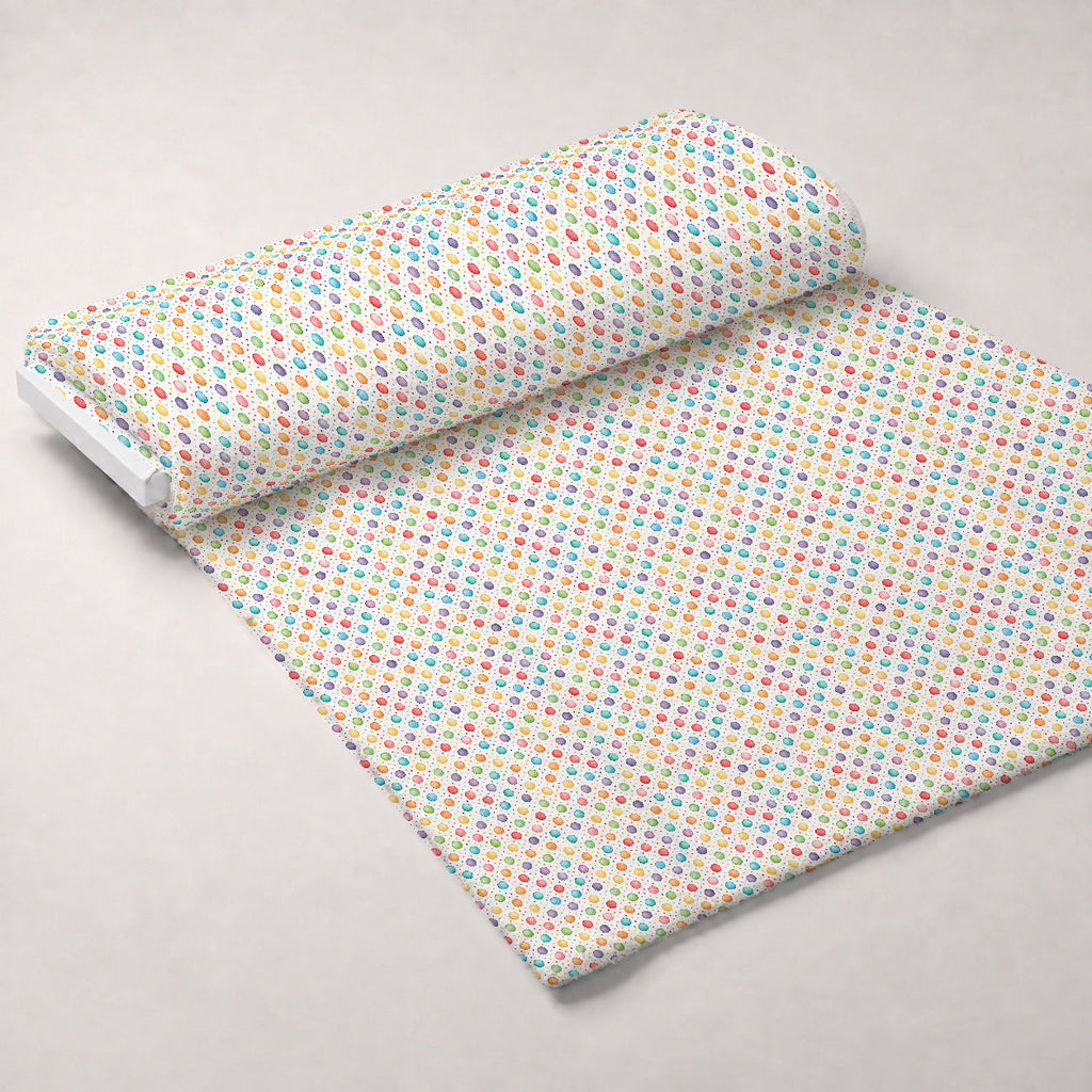 Sprinkle Party Pattern 14 Fleece Fabric — fleece fabric unrolled bolt preview (mv-fleece-v1:bolt)