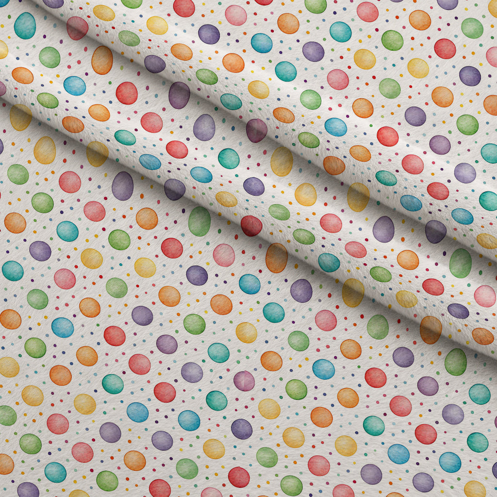 Sprinkle Party Pattern 14 Fleece Fabric — fleece fabric folded close-up preview (mv-fleece-v1:lying)