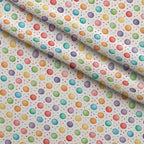 Sprinkle Party Pattern 14 Fleece Fabric — fleece fabric folded close-up preview (mv-fleece-v1:lying)