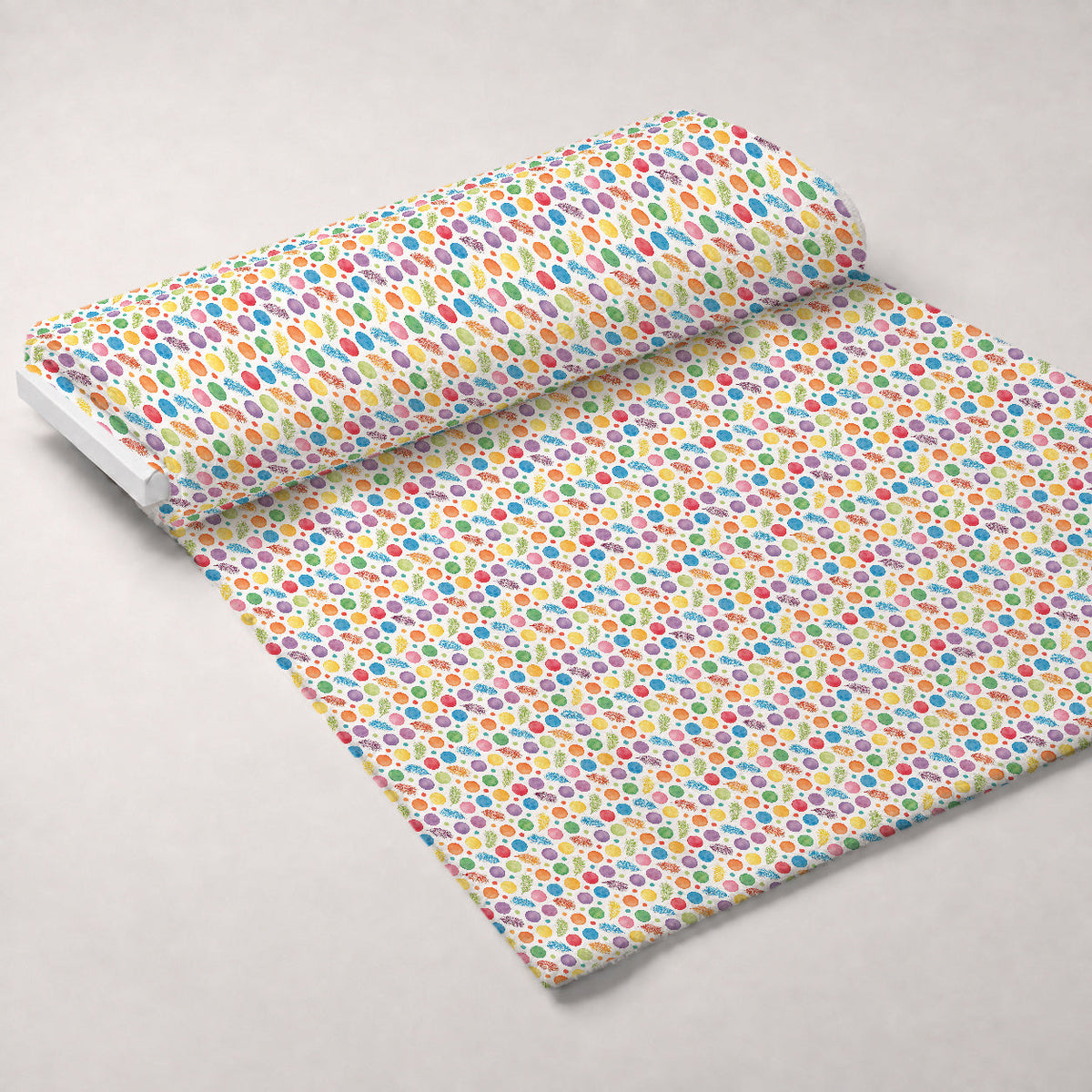 Sprinkle Party Pattern 2 Fleece Fabric — fleece fabric unrolled bolt preview (mv-fleece-v1:bolt)