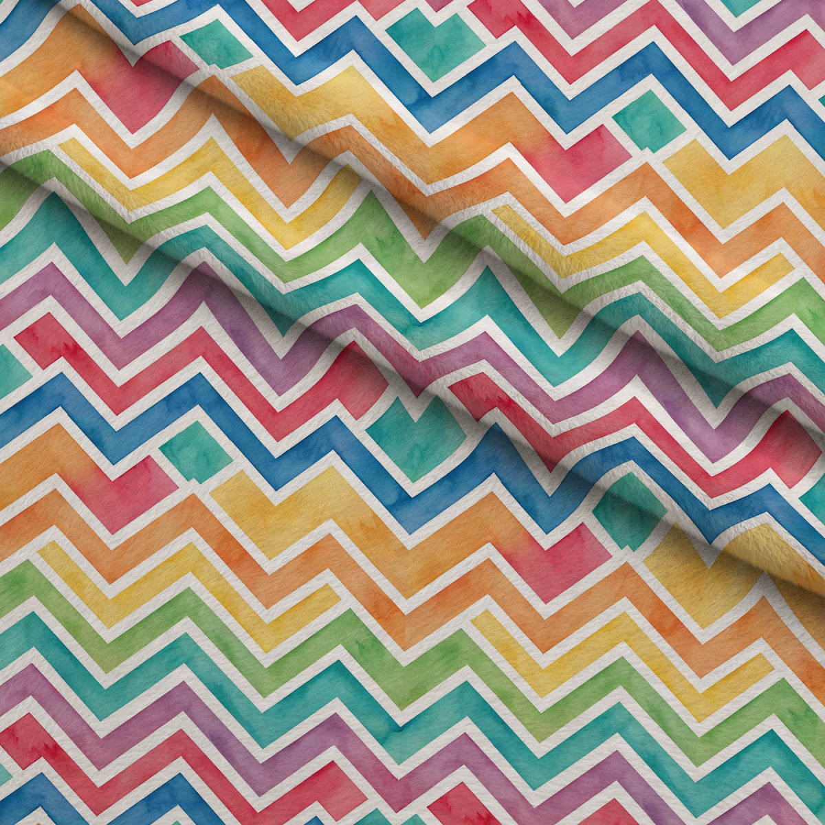 Sprinkle Party Pattern 3 Fleece Fabric — fleece fabric folded close-up preview (mv-fleece-v1:lying)