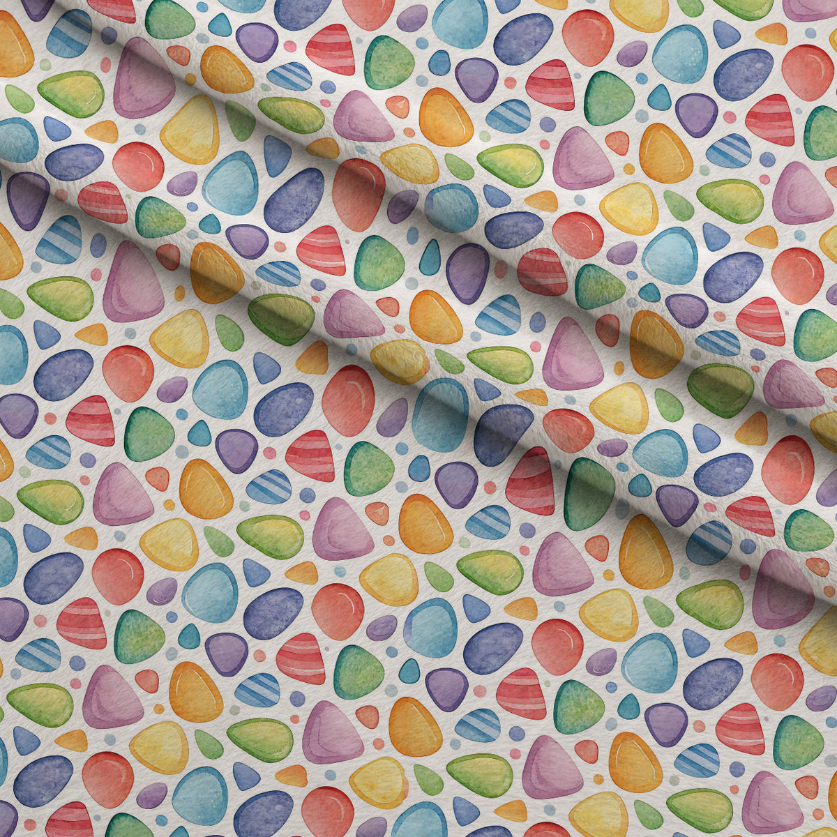 Sprinkle Party Pattern 7 Fleece Fabric — fleece fabric folded close-up preview (mv-fleece-v1:lying)