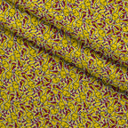 Squeaky Rubber Chickens Fleece Fabric — fleece fabric folded close-up preview (mv-fleece-v1:lying)