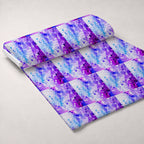 Stained Glass Dreams Pattern 11 Fleece Fabric — fleece fabric unrolled bolt preview (mv-fleece-v1:bolt)