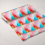 Stained Glass Dreams Pattern 12 Fleece Fabric — fleece fabric unrolled bolt preview (mv-fleece-v1:bolt)