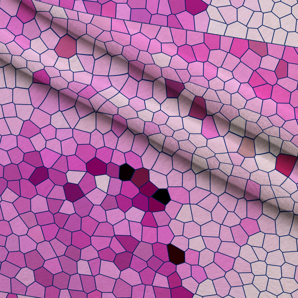 Stained Glass Dreams Pattern 17 Fleece Fabric — fleece fabric folded close-up preview (mv-fleece-v1:lying)