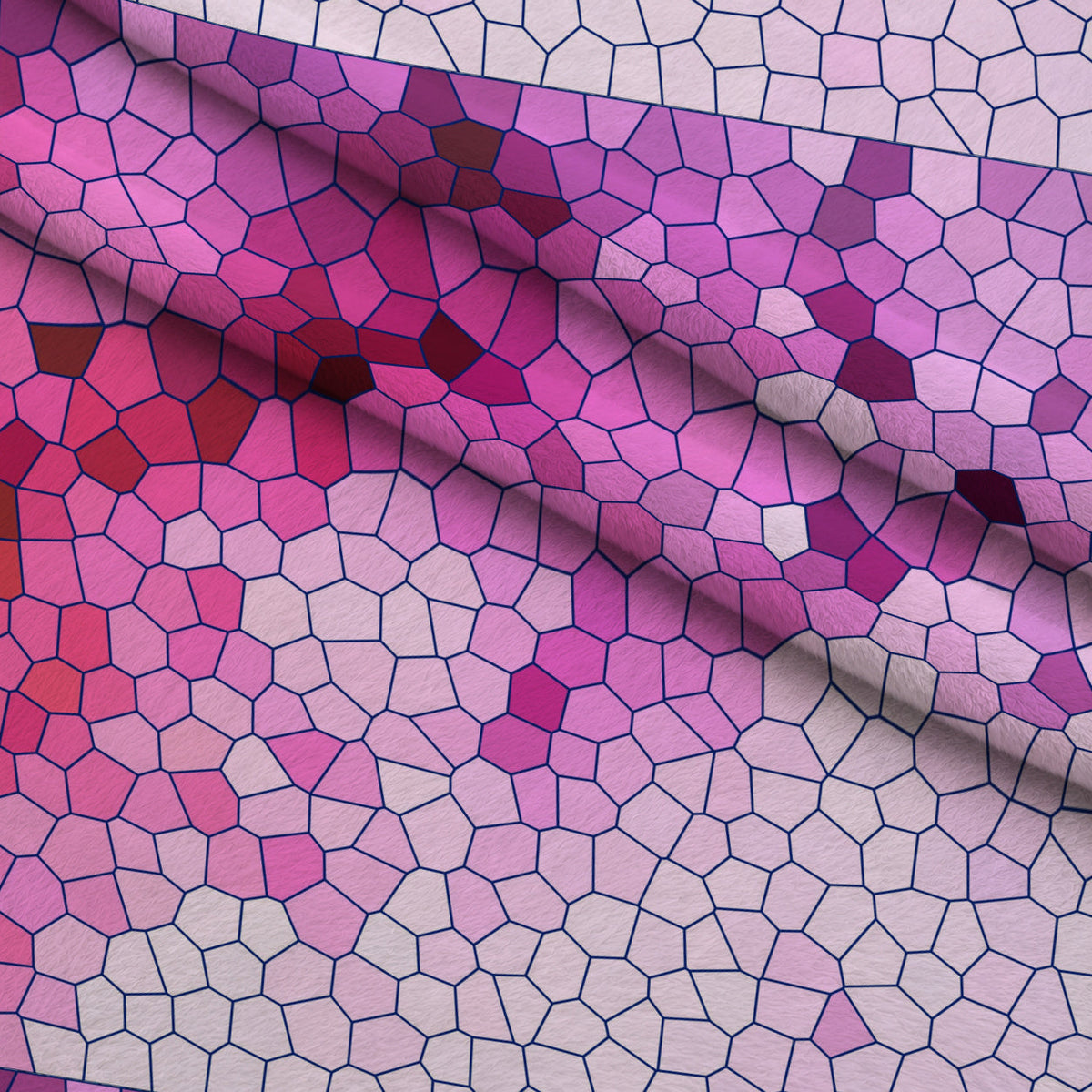 Stained Glass Dreams Pattern 19 Fleece Fabric — fleece fabric folded close-up preview (mv-fleece-v1:lying)