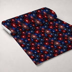 Star Spangled Confetti Pattern 1 Fleece Fabric — fleece fabric unrolled bolt preview (mv-fleece-v1:bolt)