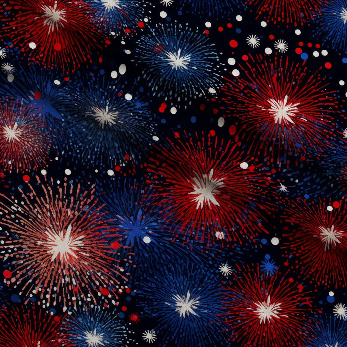 Star Spangled Confetti Pattern 1 Fleece Fabric — fleece fabric folded close-up preview (mv-fleece-v1:lying)