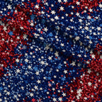Star Spangled Confetti Pattern 7 Fleece Fabric — fleece fabric folded close-up preview (mv-fleece-v1:lying)