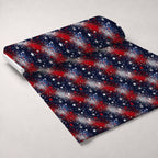 Star Spangled Confetti Pattern 8 Fleece Fabric — fleece fabric unrolled bolt preview (mv-fleece-v1:bolt)