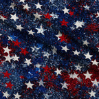 Star Spangled Confetti Pattern 9 Fleece Fabric — fleece fabric folded close-up preview (mv-fleece-v1:lying)