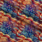 Star-Spangled Skies Pattern 2 Fleece Fabric — fleece fabric folded close-up preview (mv-fleece-v1:lying)