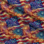 Star-Spangled Skies Pattern 3 Fleece Fabric — fleece fabric folded close-up preview (mv-fleece-v1:lying)