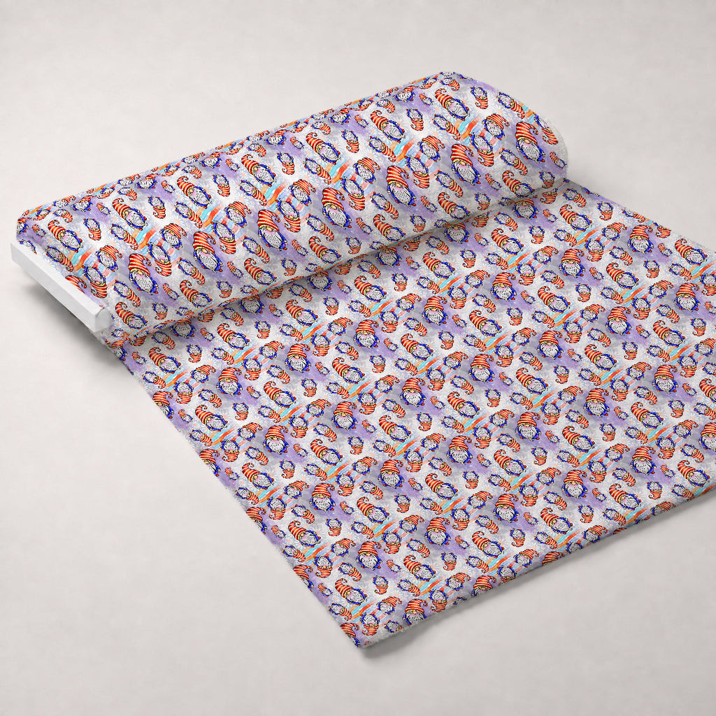Star Spangled Sprites Pattern 2 Fleece Fabric — fleece fabric unrolled bolt preview (mv-fleece-v1:bolt)