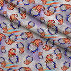 Star Spangled Sprites Pattern 2 Fleece Fabric — fleece fabric folded close-up preview (mv-fleece-v1:lying)