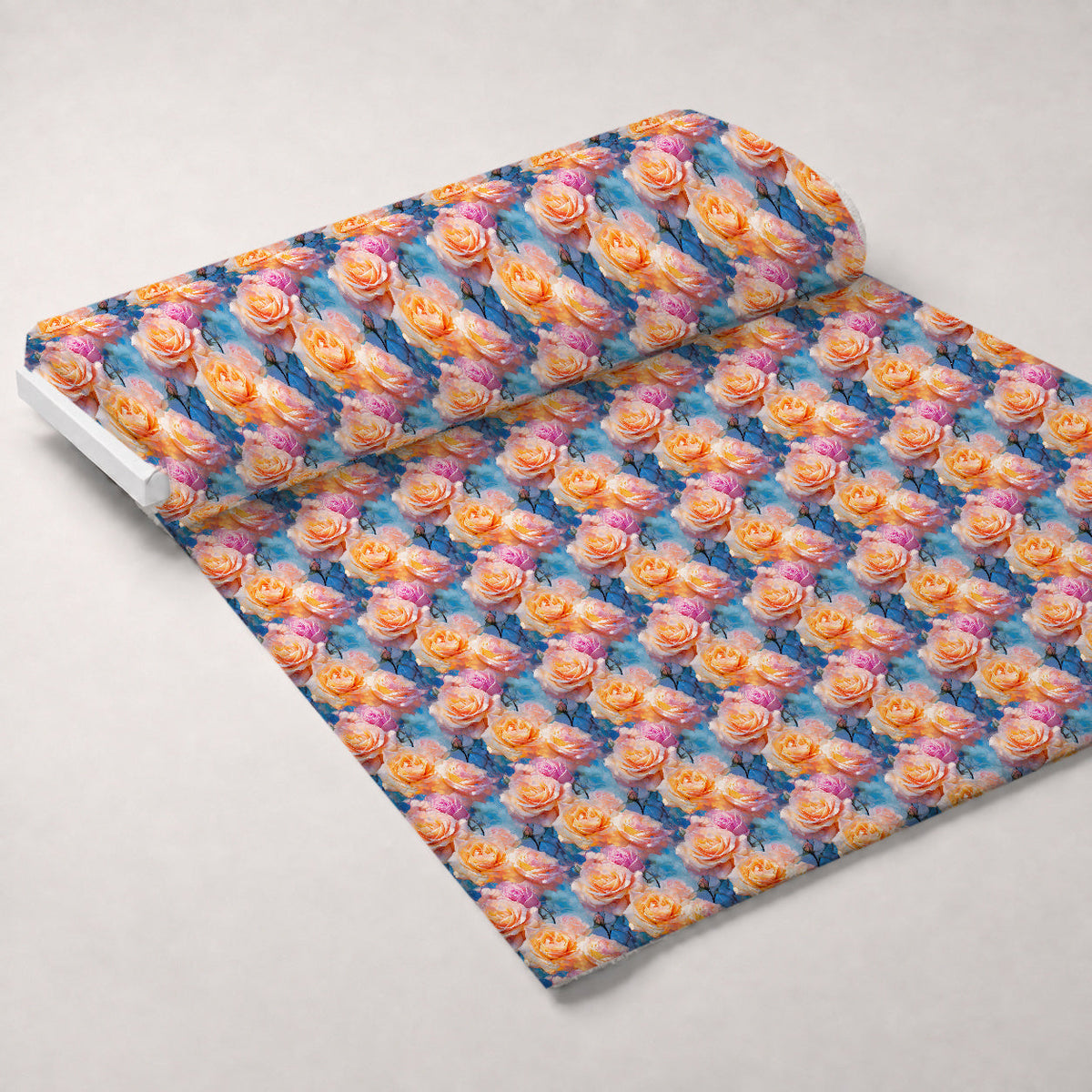 Stardust Blooms Pattern 9 Fleece Fabric — fleece fabric unrolled bolt preview (mv-fleece-v1:bolt)