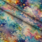 Stardust Nebula Pattern 1 Fleece Fabric — fleece fabric folded close-up preview (mv-fleece-v1:lying)