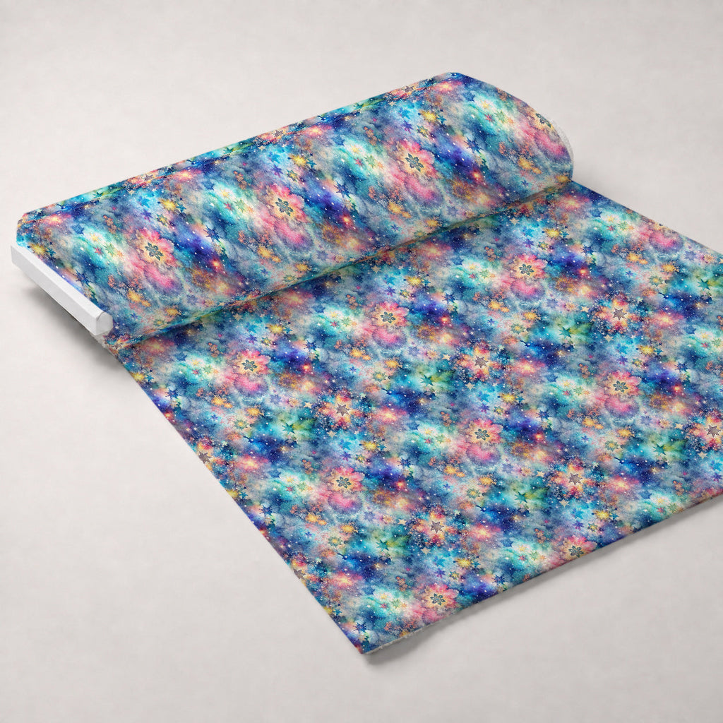 Stardust Nebula Pattern 3 Fleece Fabric — fleece fabric unrolled bolt preview (mv-fleece-v1:bolt)