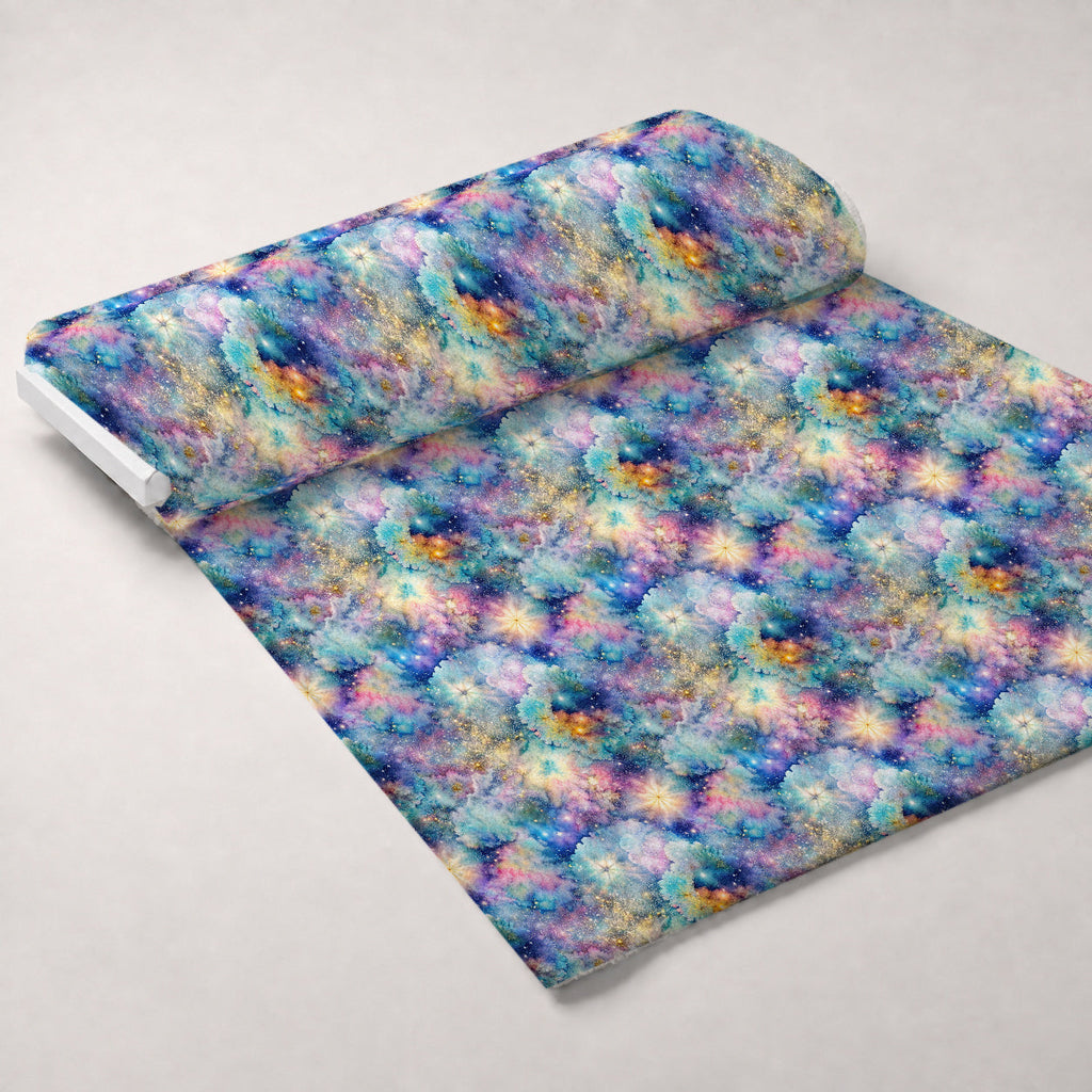 Stardust Nebula Pattern 8 Fleece Fabric — fleece fabric unrolled bolt preview (mv-fleece-v1:bolt)