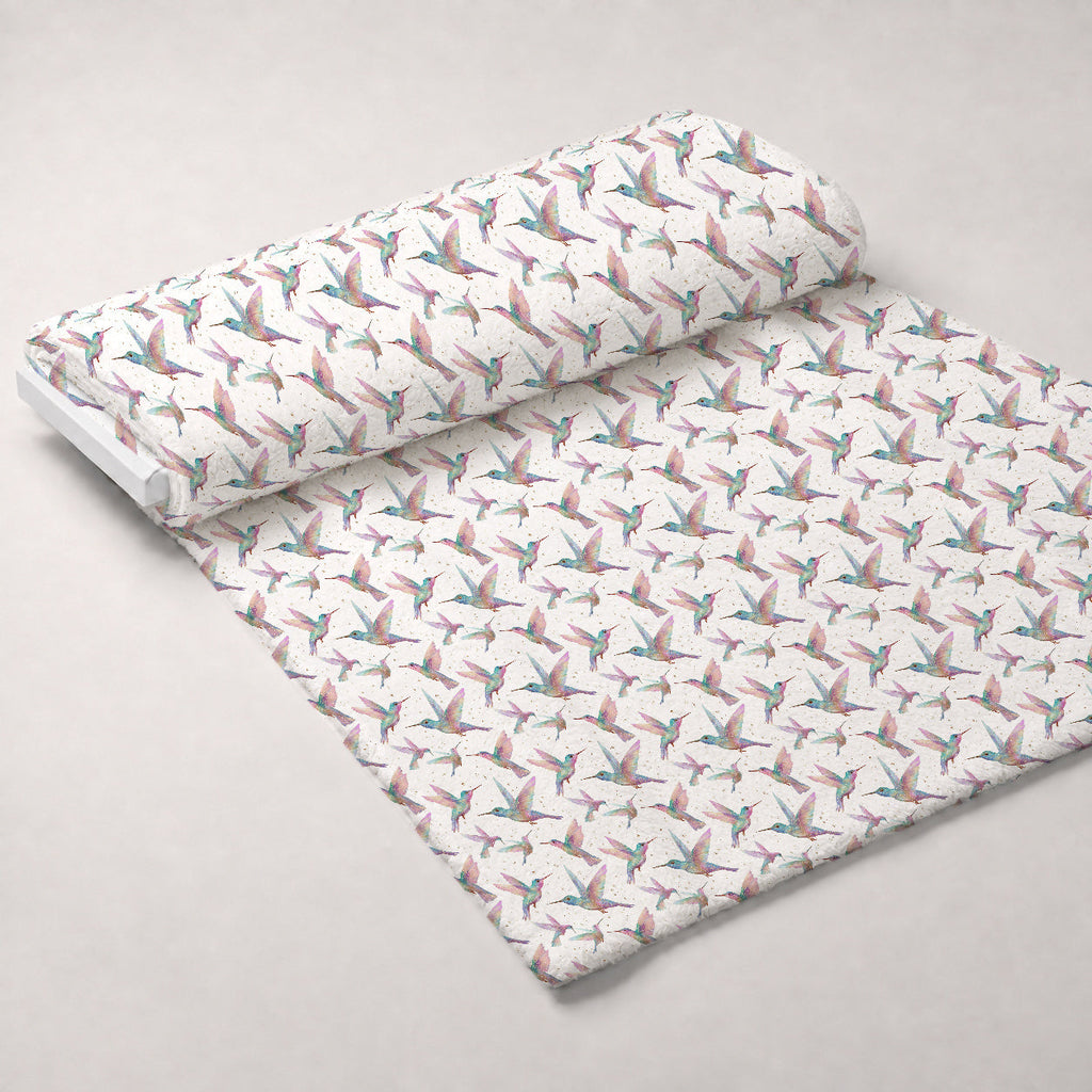 Stardust Wings Pattern 1 Fleece Fabric — fleece fabric unrolled bolt preview (mv-fleece-v1:bolt)