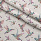 Stardust Wings Pattern 1 Fleece Fabric — fleece fabric folded close-up preview (mv-fleece-v1:lying)