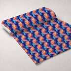 Starlit Swirls Pattern 1 Fleece Fabric — fleece fabric unrolled bolt preview (mv-fleece-v1:bolt)