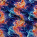 Starlit Swirls Pattern 1 Fleece Fabric — fleece fabric folded close-up preview (mv-fleece-v1:lying)