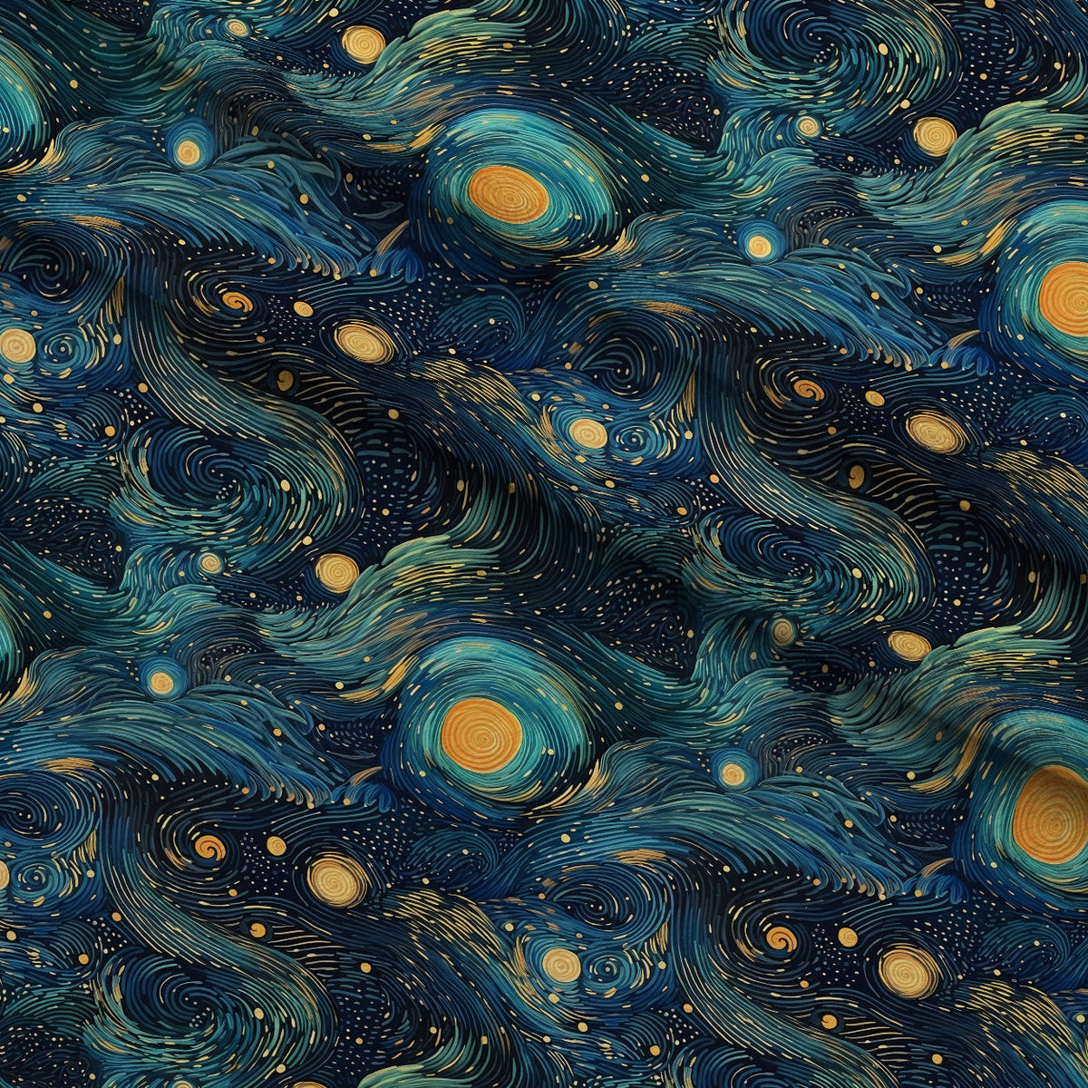 Starlit Swirls Pattern 16 Fleece Fabric — fleece fabric folded close-up preview (mv-fleece-v1:lying)