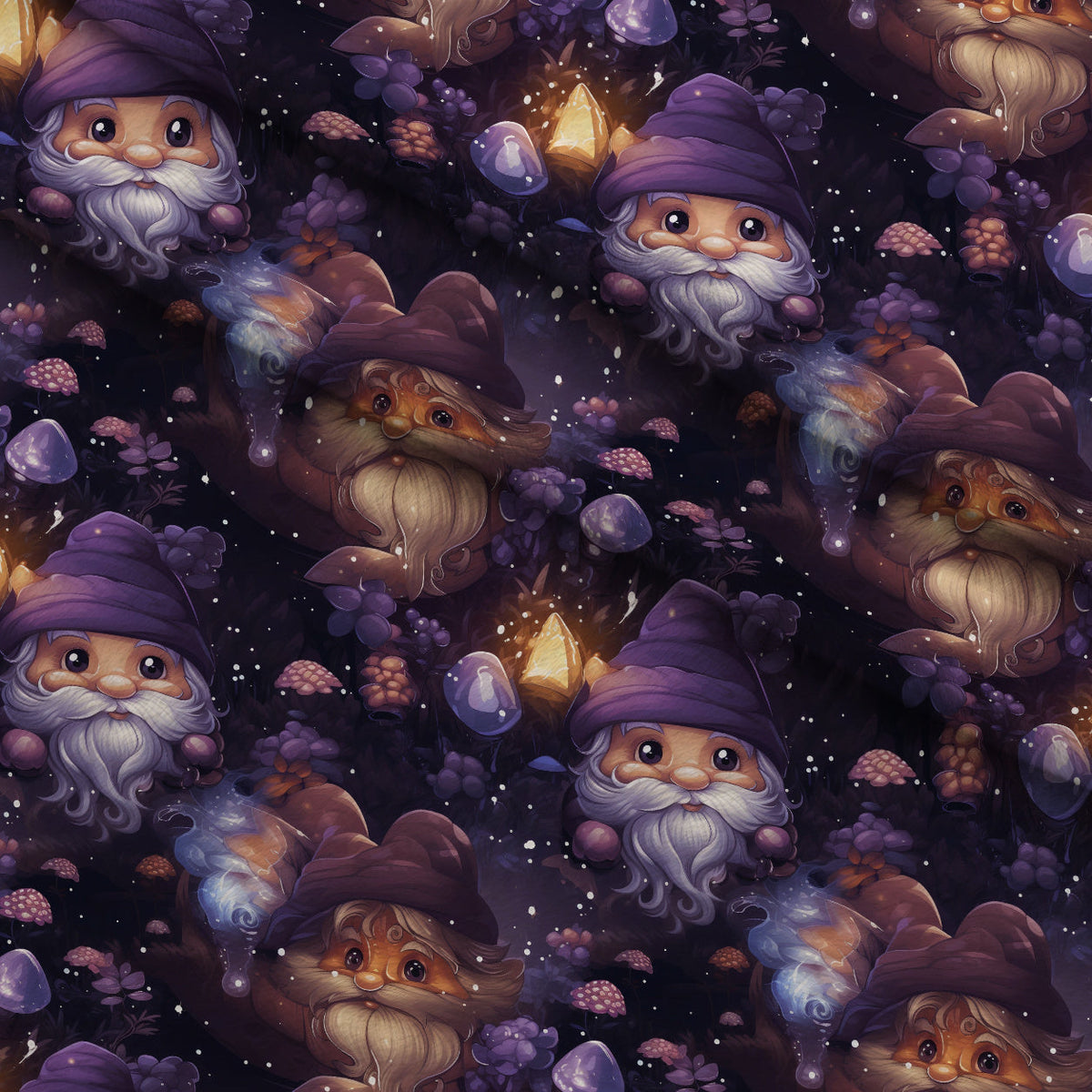 Starlit Wanderers Pattern 2 Fleece Fabric — fleece fabric folded close-up preview (mv-fleece-v1:lying)