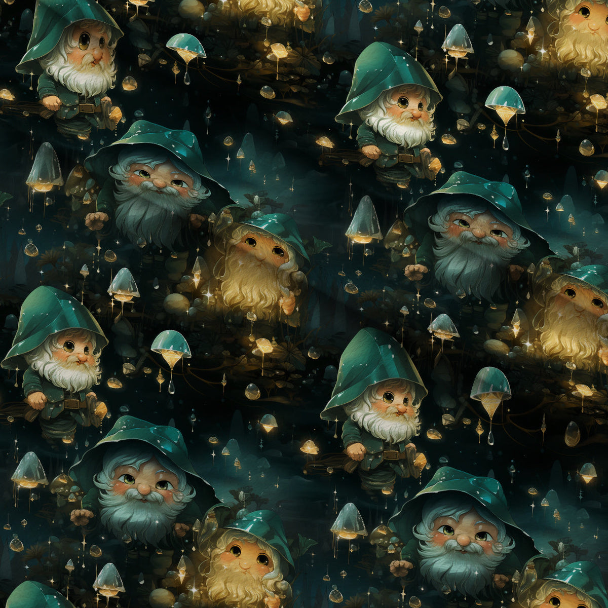 Starlit Wanderers Pattern 5 Fleece Fabric — fleece fabric folded close-up preview (mv-fleece-v1:lying)