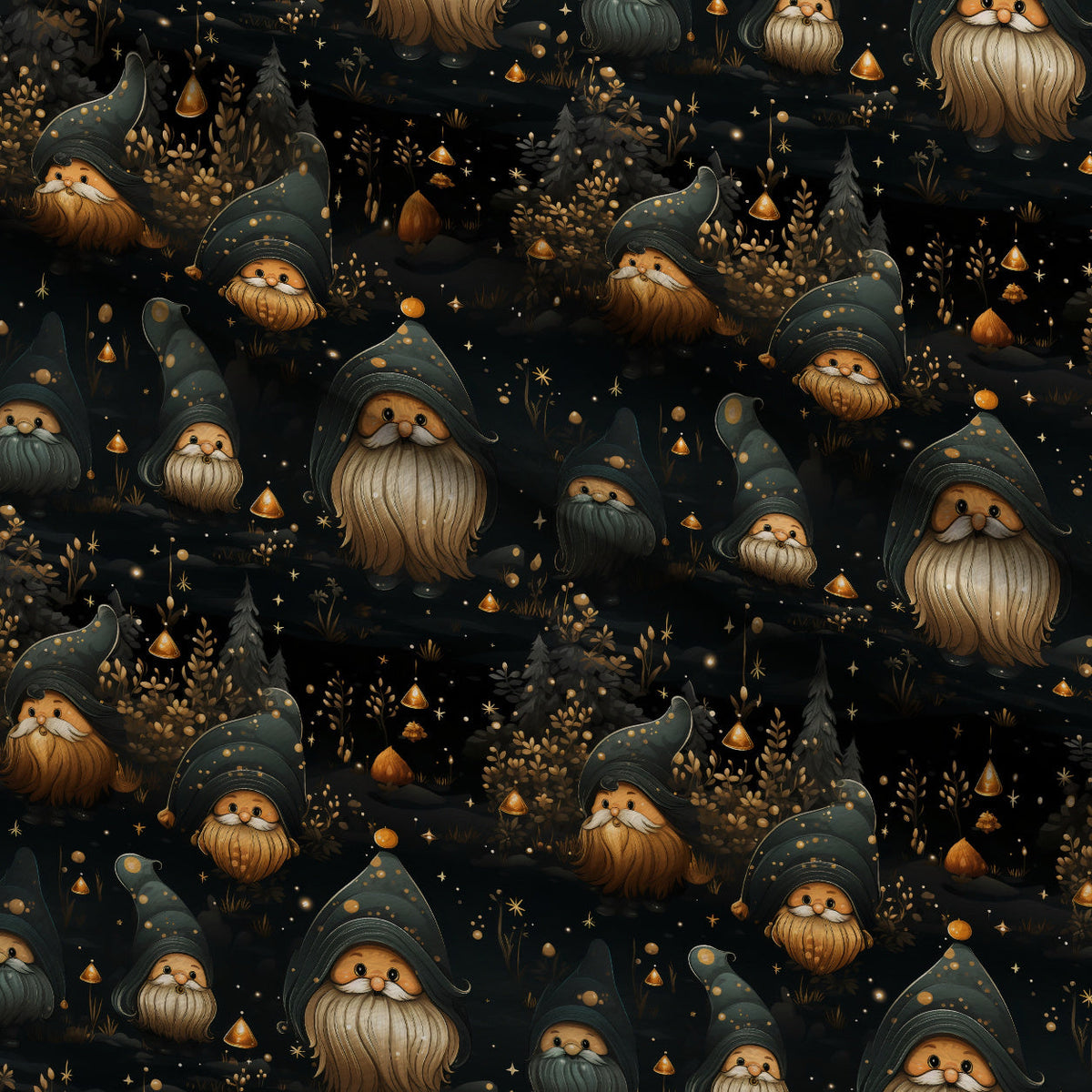 Starlit Wanderers Pattern 9 Fleece Fabric — fleece fabric folded close-up preview (mv-fleece-v1:lying)