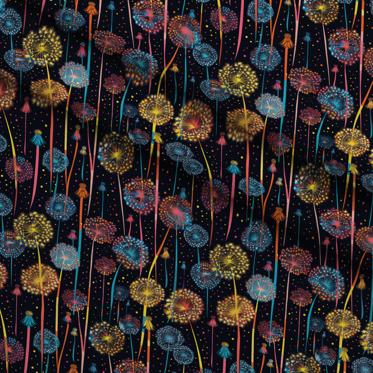 Starlit Wishes Pattern 1 Fleece Fabric — fleece fabric folded close-up preview (mv-fleece-v1:lying)