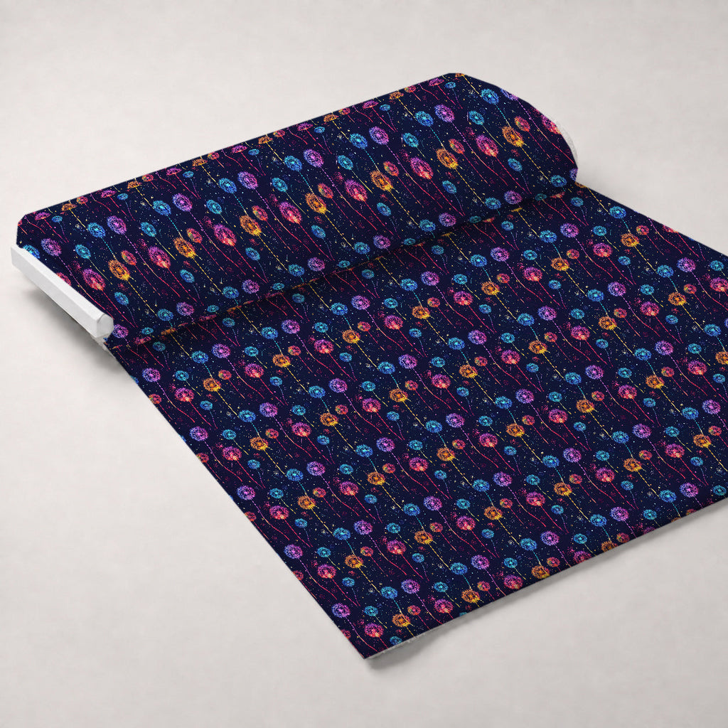 Starlit Wishes Pattern 2 Fleece Fabric — fleece fabric unrolled bolt preview (mv-fleece-v1:bolt)