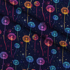 Starlit Wishes Pattern 2 Fleece Fabric — fleece fabric folded close-up preview (mv-fleece-v1:lying)