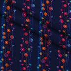 Starlit Wishes Pattern 6 Fleece Fabric — fleece fabric folded close-up preview (mv-fleece-v1:lying)