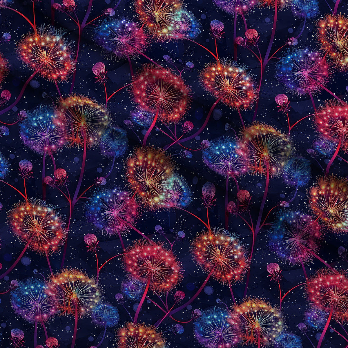 Starlit Wishes Pattern 7 Fleece Fabric — fleece fabric folded close-up preview (mv-fleece-v1:lying)