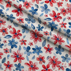 Stars and Stripes Pattern 12 Fleece Fabric — fleece fabric folded close-up preview (mv-fleece-v1:lying)