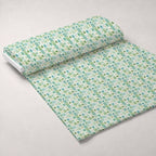 Stitched Meadow Pattern 12 Fleece Fabric — fleece fabric unrolled bolt preview (mv-fleece-v1:bolt)