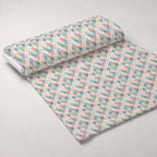 Stitched Meadow Pattern 15 Fleece Fabric — fleece fabric unrolled bolt preview (mv-fleece-v1:bolt)
