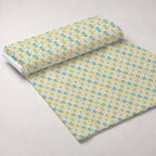 Stitched Meadow Pattern 2 Fleece Fabric — fleece fabric unrolled bolt preview (mv-fleece-v1:bolt)