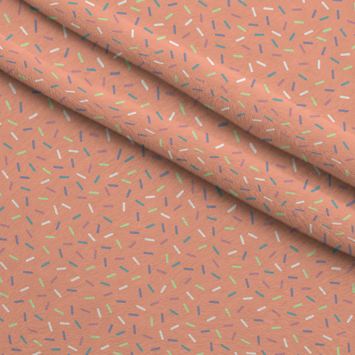 Sugar Confetti Pattern 12 Fleece Fabric — fleece fabric folded close-up preview (mv-fleece-v1:lying)