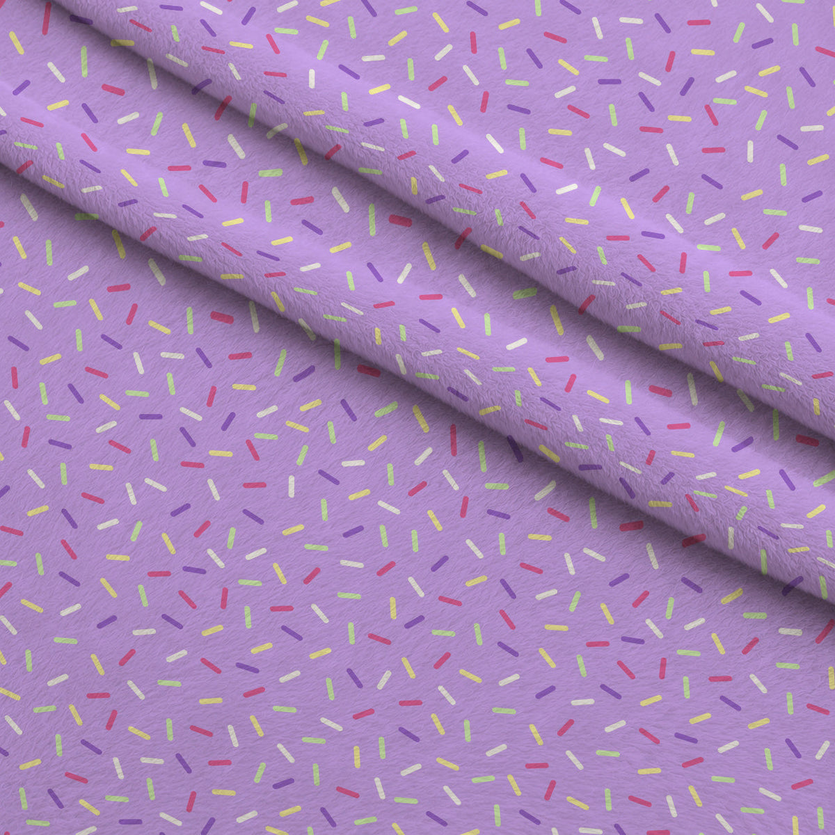 Sugar Confetti Pattern 6 Fleece Fabric — fleece fabric folded close-up preview (mv-fleece-v1:lying)