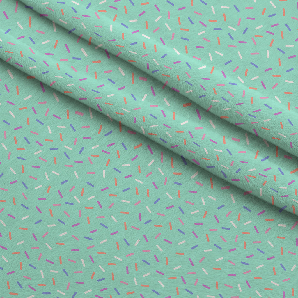 Sugar Confetti Pattern 7 Fleece Fabric — fleece fabric folded close-up preview (mv-fleece-v1:lying)