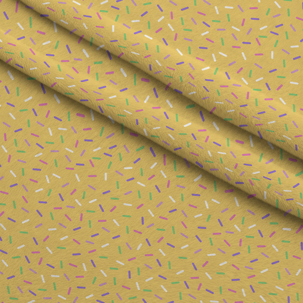 Sugar Confetti Pattern 8 Fleece Fabric — fleece fabric folded close-up preview (mv-fleece-v1:lying)