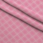Sugarplum Checks Pattern 13 Fleece Fabric — fleece fabric folded close-up preview (mv-fleece-v1:lying)