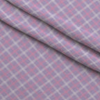 Sugarplum Checks Pattern 14 Fleece Fabric — fleece fabric folded close-up preview (mv-fleece-v1:lying)